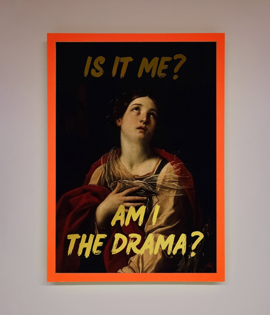 Am I The Drama Foil Print - Zestio