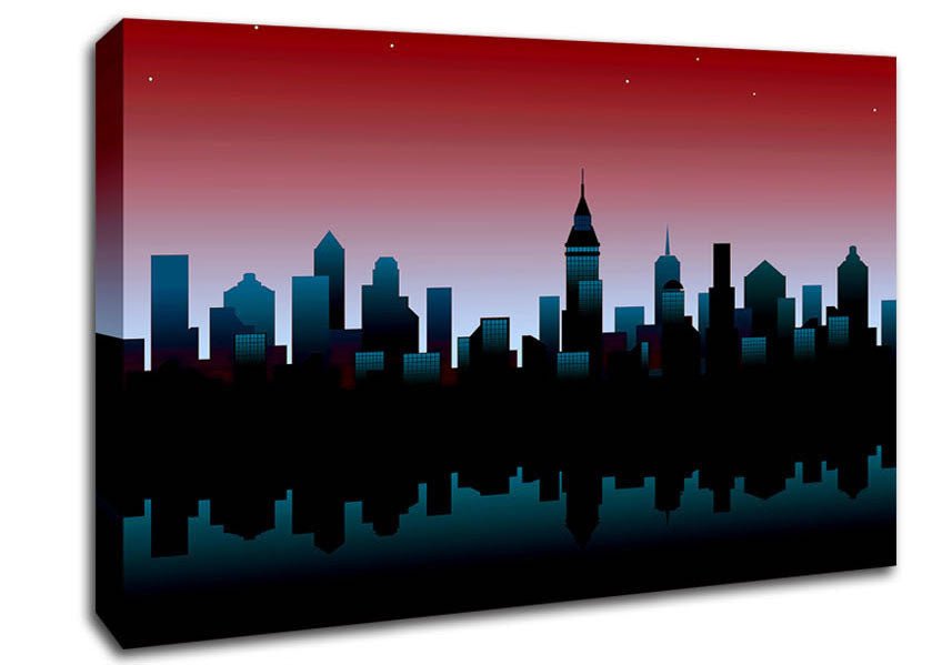 Architects New City Reflections Canvas Wall Art - Zestio
