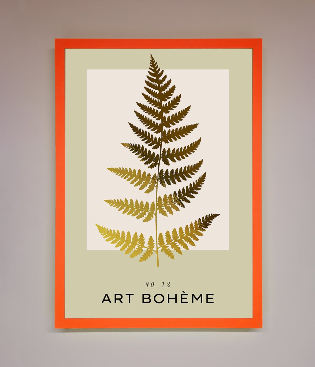 Art Boheme Leaf Foil Print - Zestio
