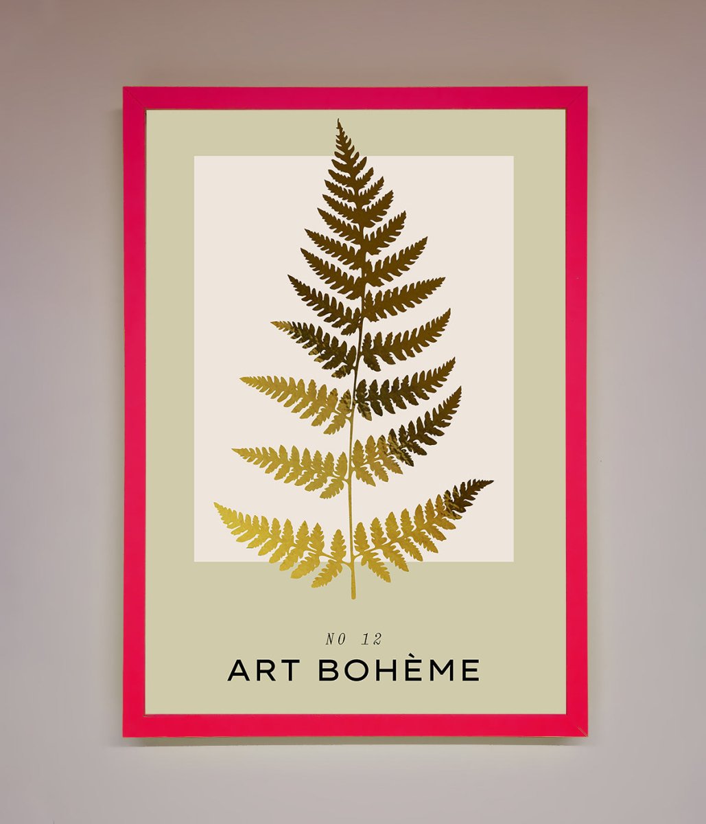 Art Boheme Leaf Foil Print - Zestio