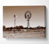 Australian Windmills Sepia Canvas Wall Art - Zestio