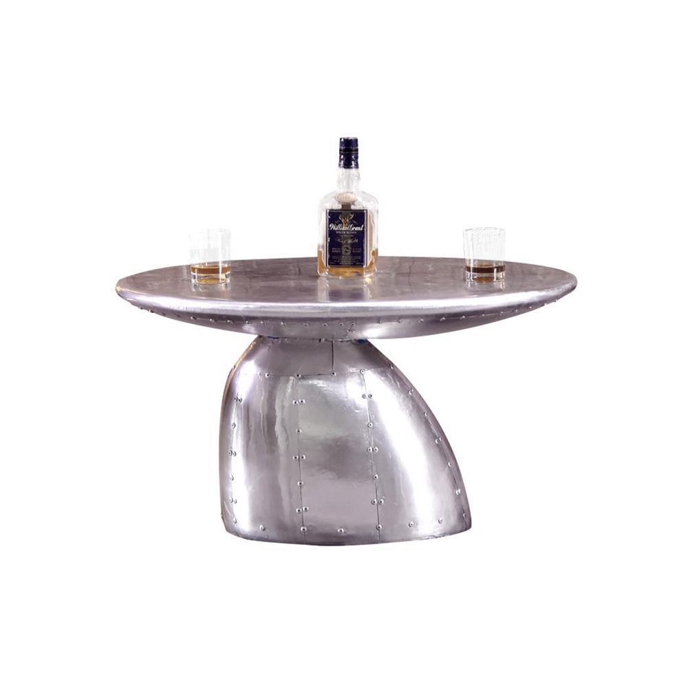Aviator Side Table, Aluminium