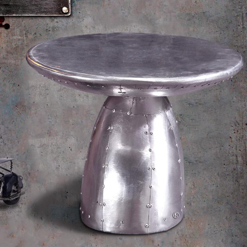 Aviator Side Table, Aluminium