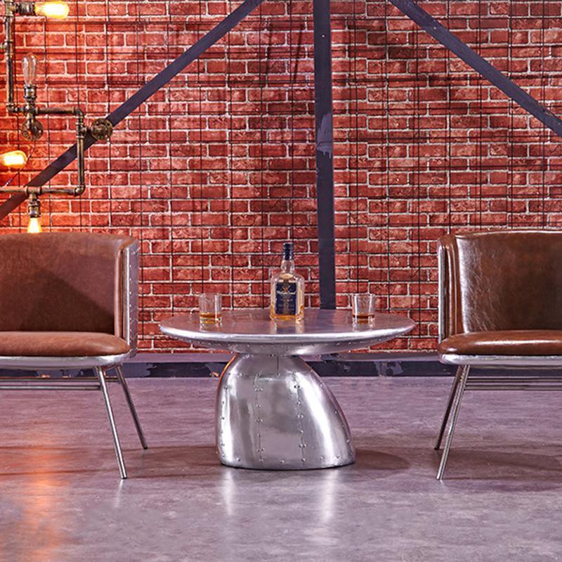 Aviator Side Table, Aluminium