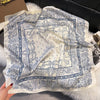 Women's Retro Printed Korean-Style Fashionable All-Match Professional Silk Scarf