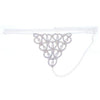 Accessories Rhinestone Claw Chain Body Chain Heart Shaped Sexy Bikini Panties