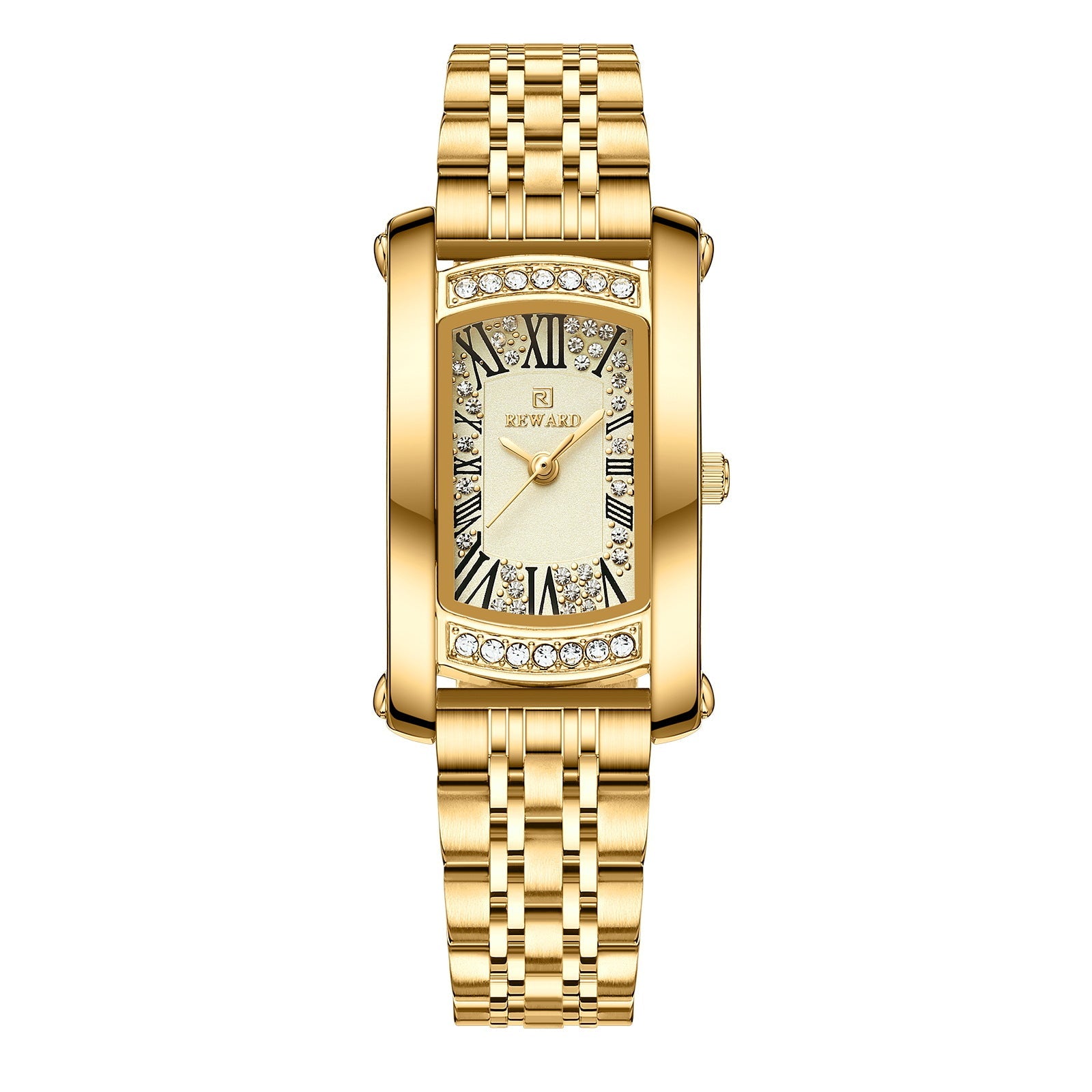 Affordable Luxury Fashion Waterproof Women's Square Quartz Wrist Watch