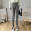Women's New Spring And Autumn Plaid Casual Pants High Waist