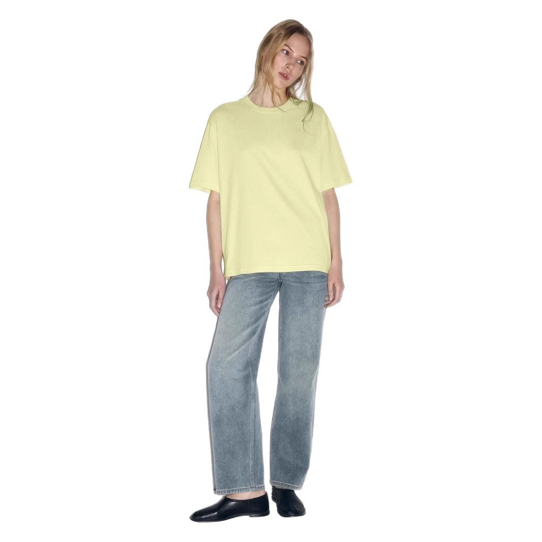 Arrival Cotton Crew-Neck Solid-Color Versatile T-Shirt