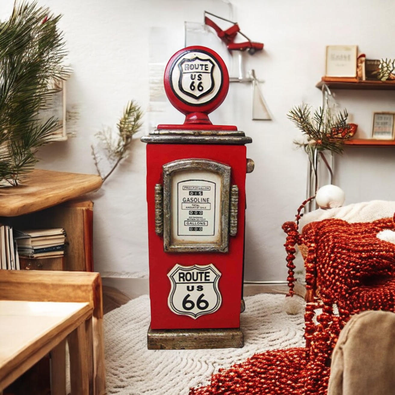 48CM ROUTE 66 KEY BOX