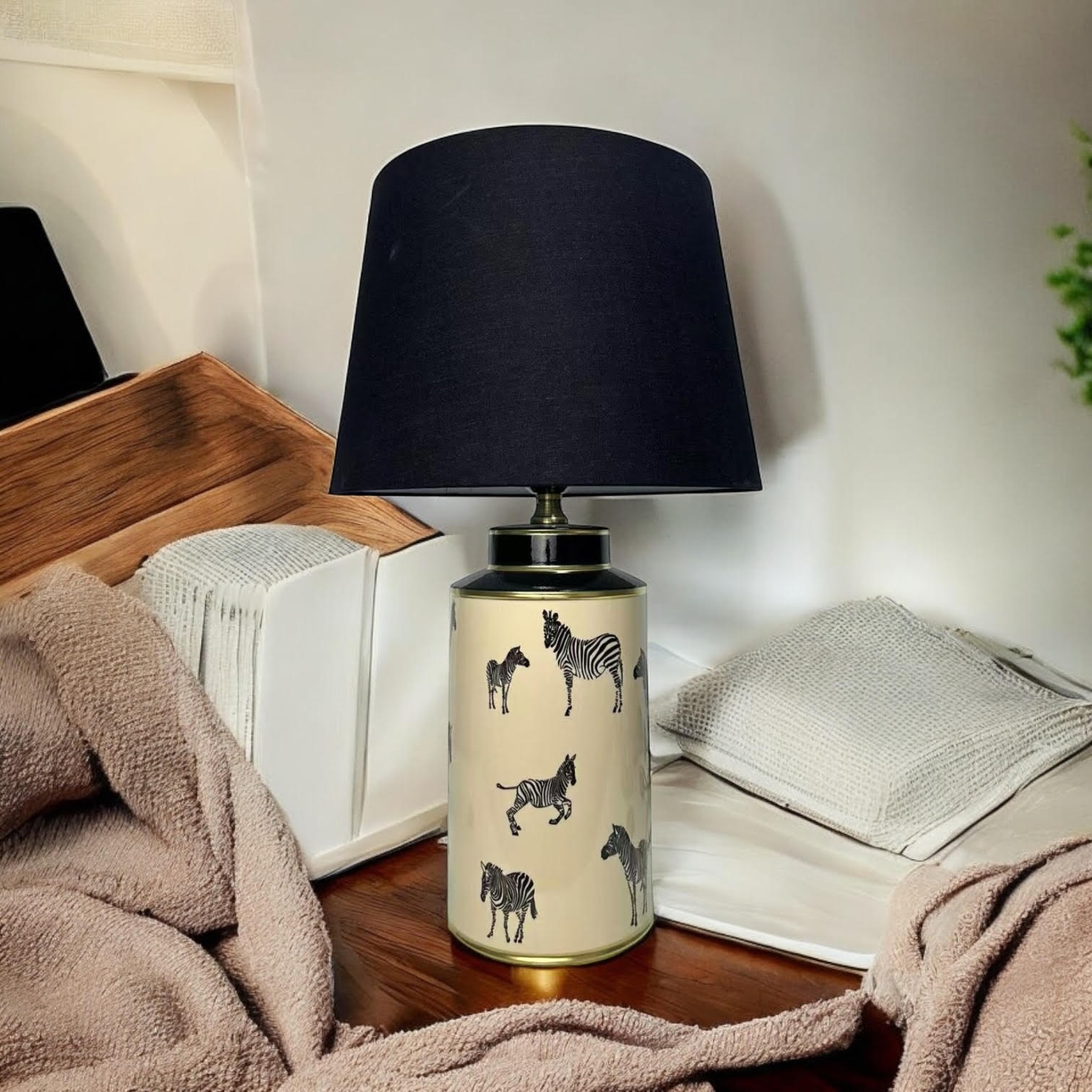 40CM LAMP AND SHADE