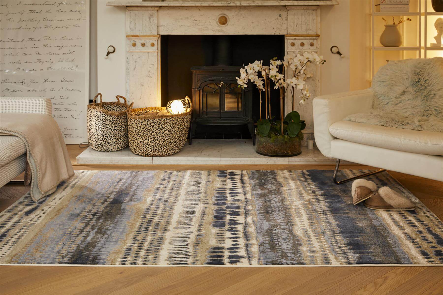 Batik Multicolour Abstract Rug