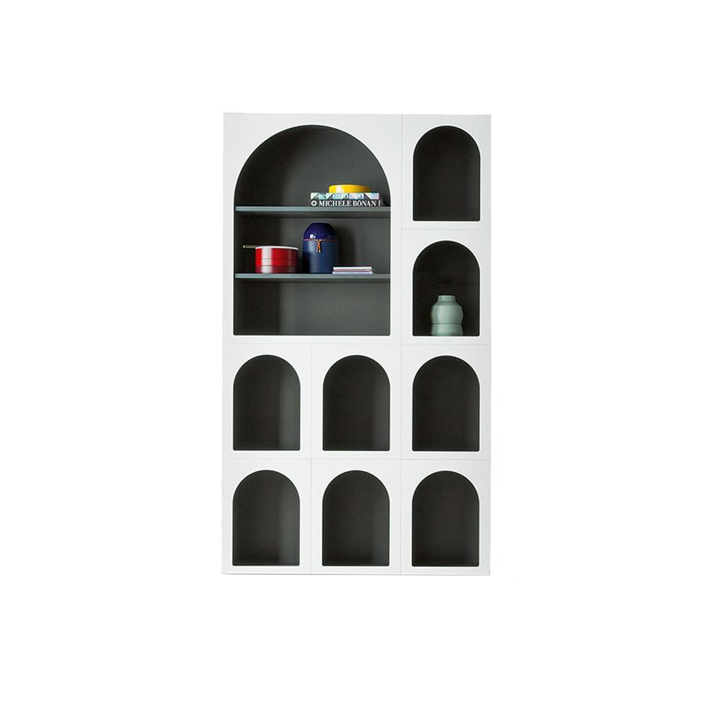 Bayron Bookcase, Shelving Unit, Six Layouts