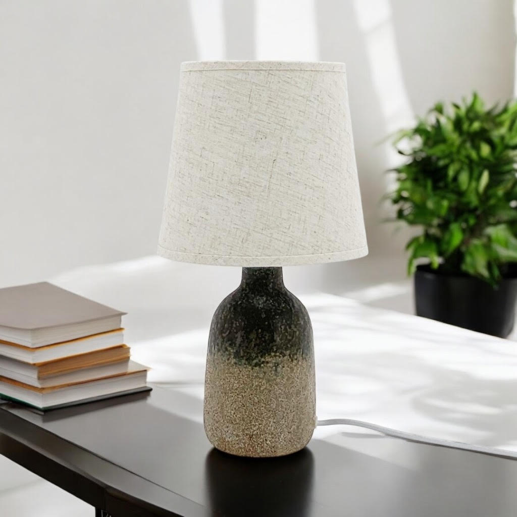 52CM HAND FINISHED LAMP AND SHADE