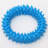 Dog Chew Toy TPR Spiky Circle Ring Dog Bite-Training Chew Molar Toy Cleaning Tooth Pet Supply