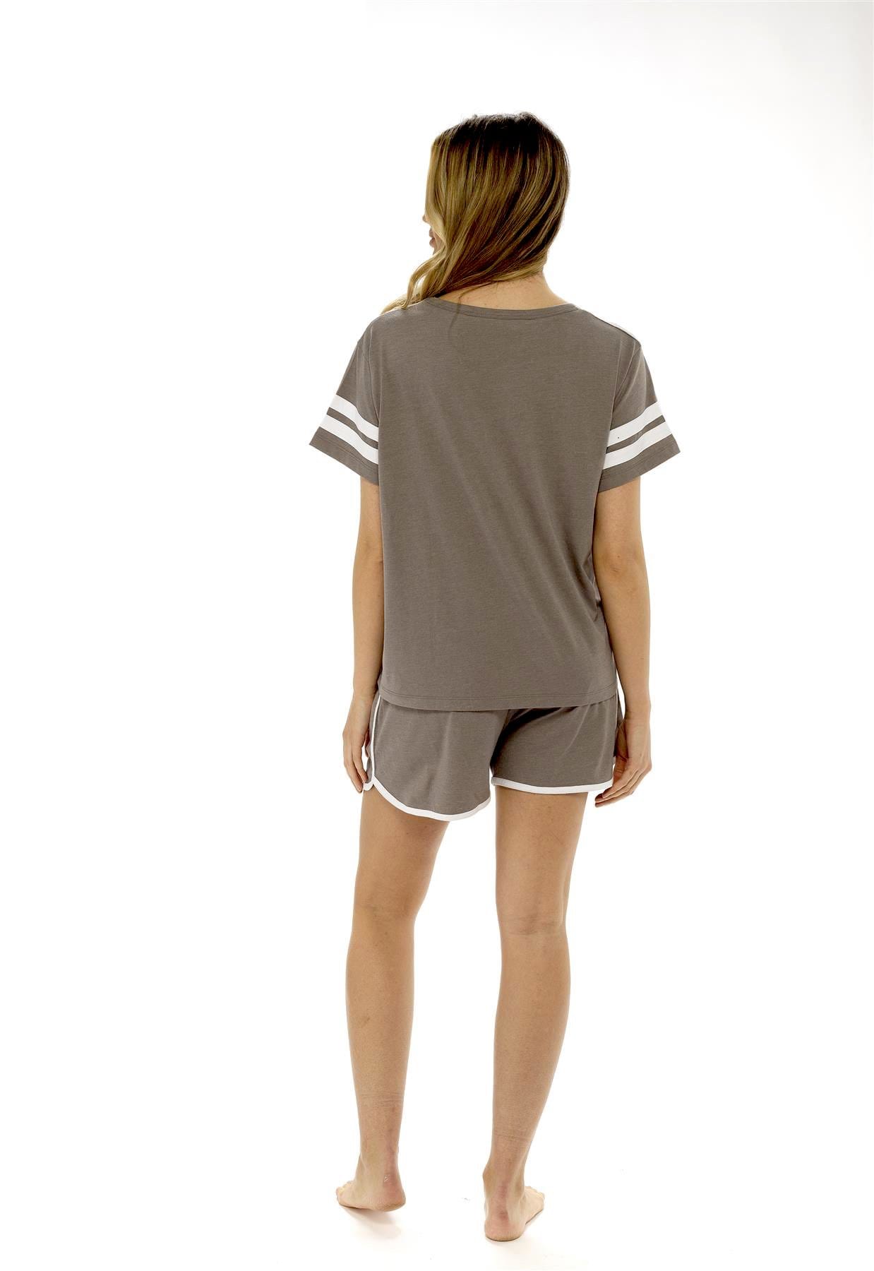 OLIVIA ROCCO Be Happy Cotton T Shirt And Shorts Sleepwear Set For Women 100 Percent Cotton Pyjama Set Comfortable Nightwear
