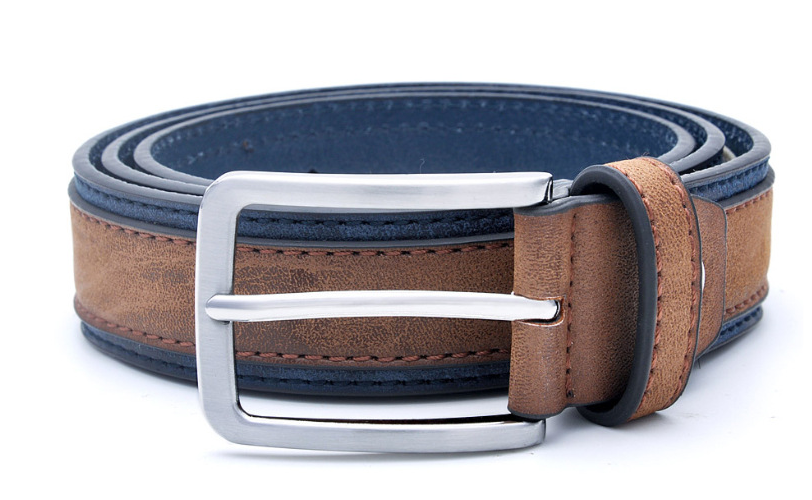 Men’s Retro Leather Belt – Classic Casual Waist Belt