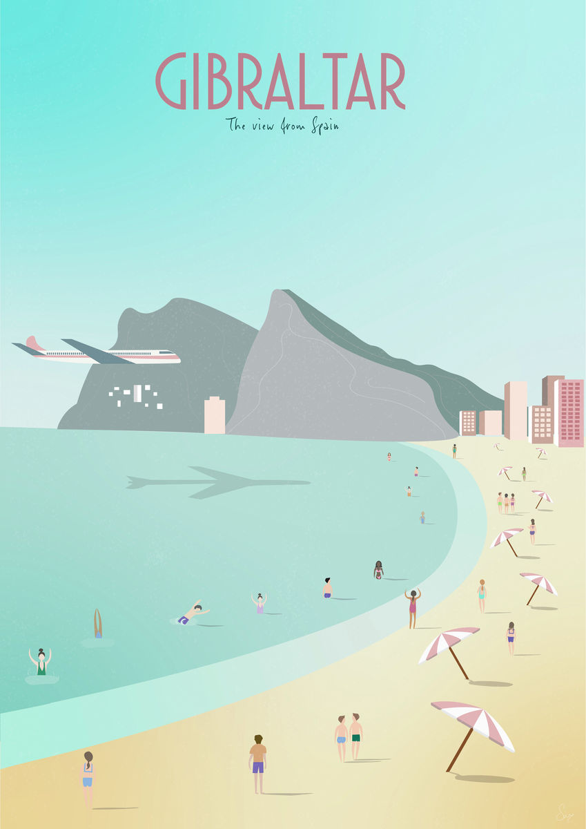 Gibraltar, The view from Spain