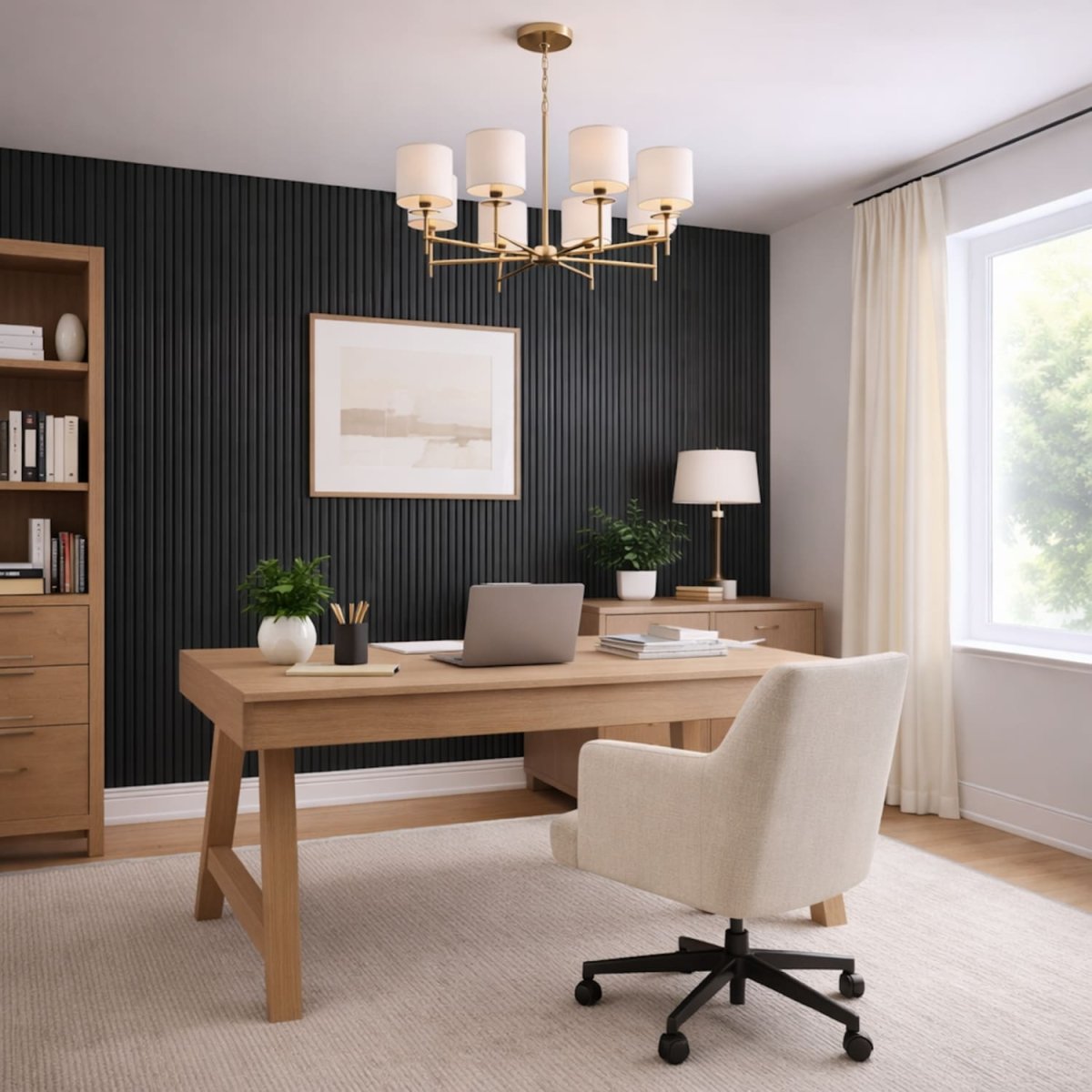 Black Oak Acoustic Wall Panels - Zestio
