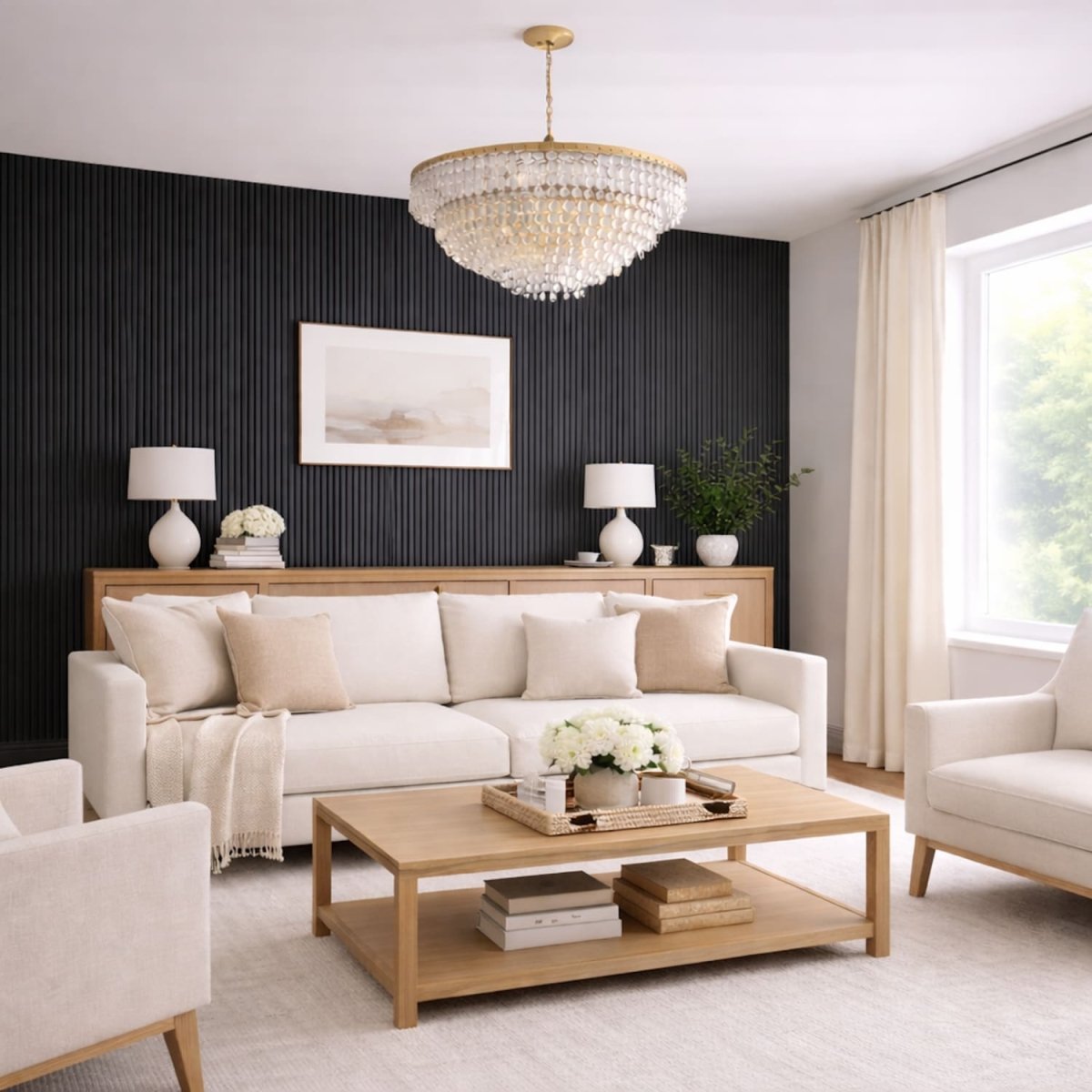 Black Oak Acoustic Wall Panels - Zestio