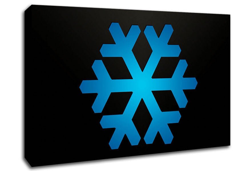 Blue Inset Canvas Wall Art - Zestio