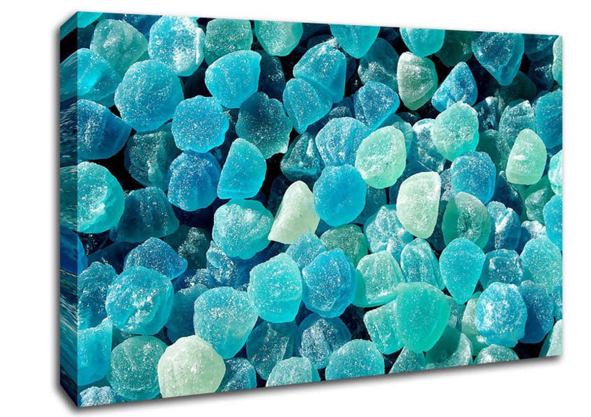 Blue Jelly Canvas Wall Art - Zestio