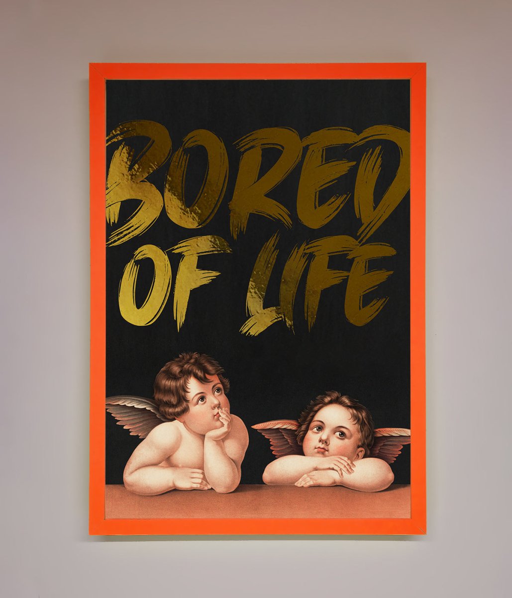Bored Of Life Foil Print - Zestio