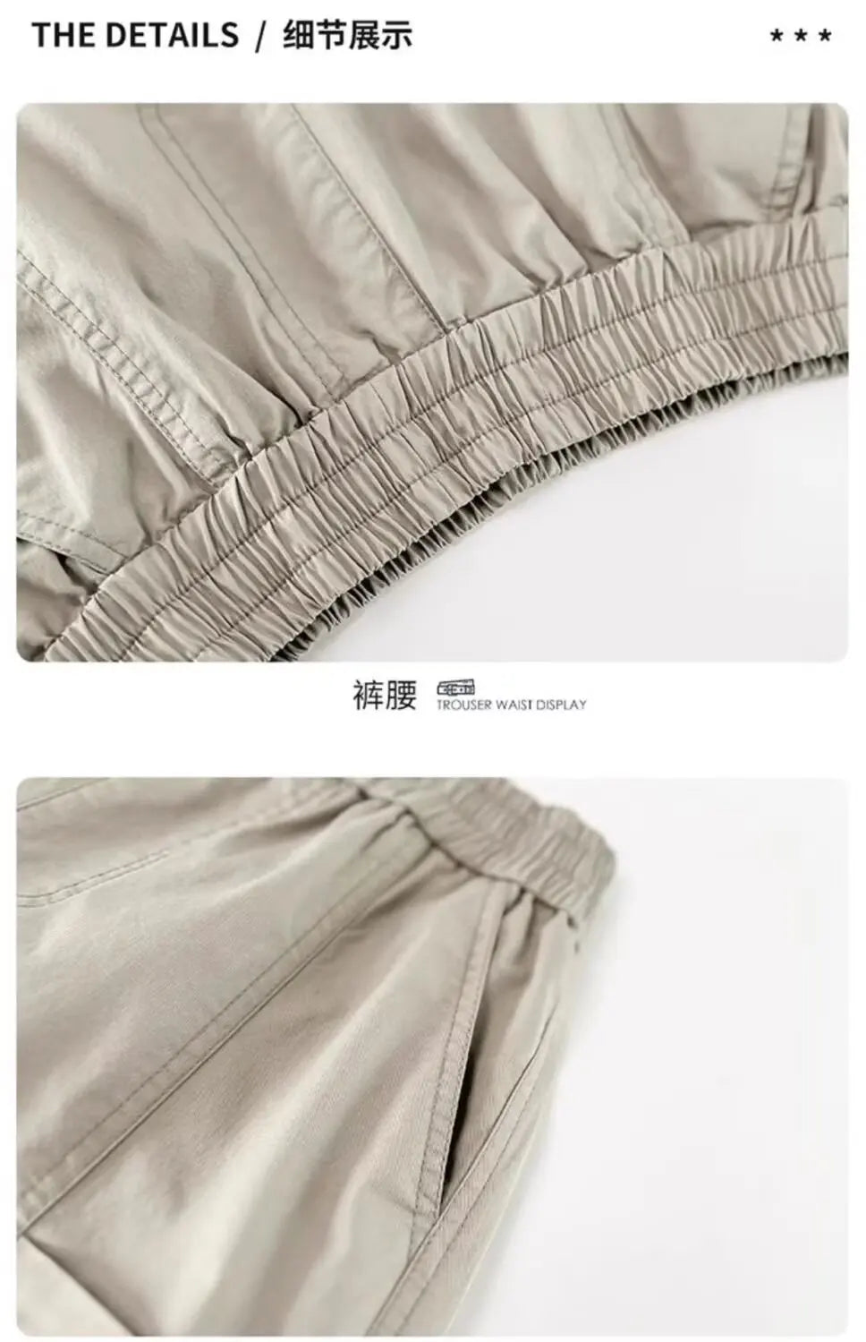 Boys Loose Cargo Pants – Autumn Cotton Blend Trousers for Kids 110-170 cm, Streetwear Style Black or Beige