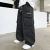 Boys Loose Cargo Pants – Autumn Cotton Blend Trousers for Kids 110-170 cm, Streetwear Style Black or Beige