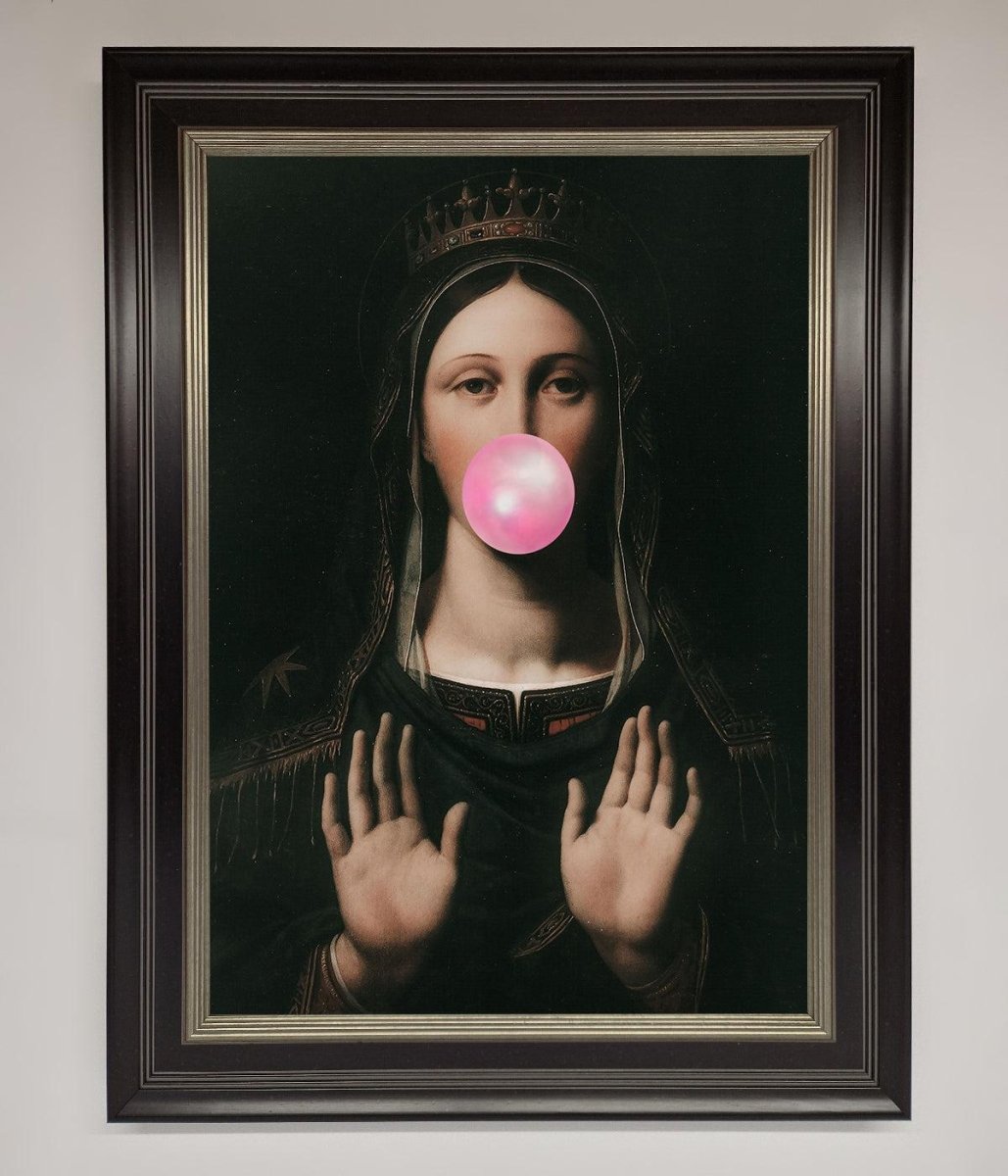 Bubble Gum Renaissance Framed Print - Zestio