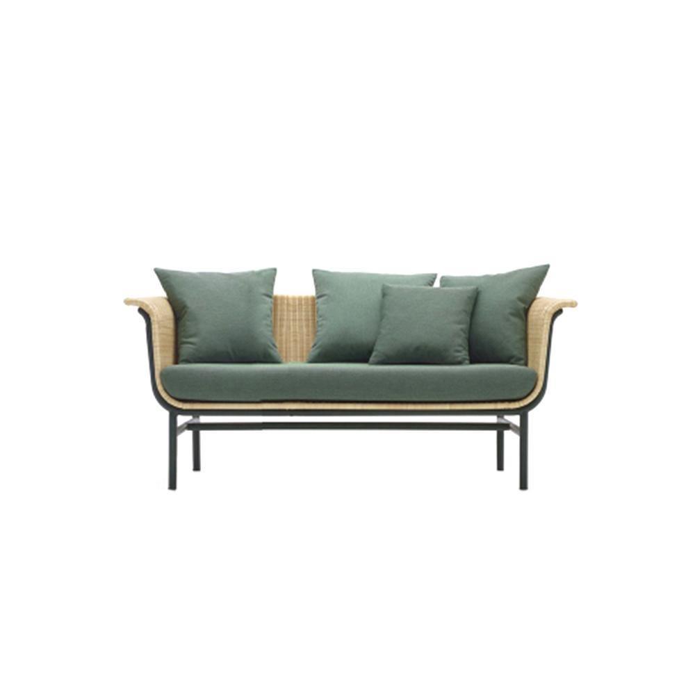 Budron Rattan Single Sofa, Two Seater, Indoor/ Outdoor Furniture