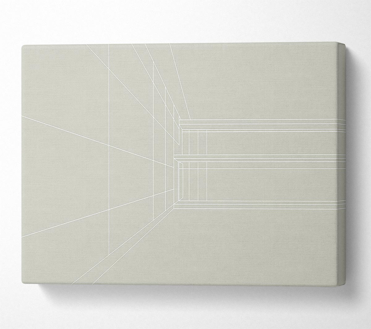 Building Plan Canvas Wall Art - Zestio