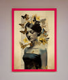 Butterfly Book Woman Framed Poster - Zestio