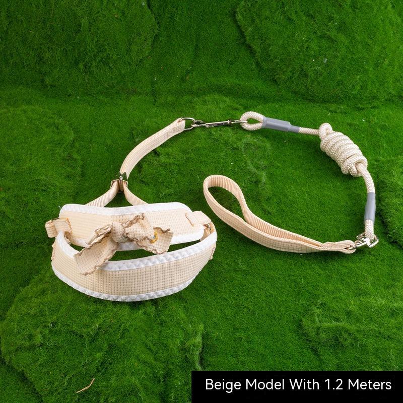 Dog Hand Holding Rope Vest Chest And Back