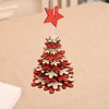 Wooden Christmas Tree Bell Pendant Room Living Room