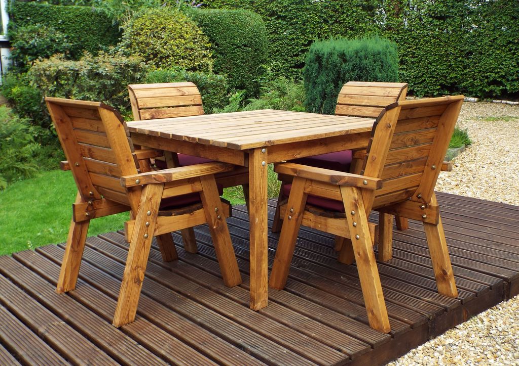 Four Seater Square Table Set