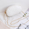 Fashion Tassel Rhombus Chain One-shoulder Messenger