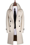 Long Double Breasted Spring And Autumn Slim British Business Coat