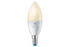 4lite WiZ Connected C37 Candle Dimmable Warm White WiFi LED Smart Bulb - E14 Small Screw
