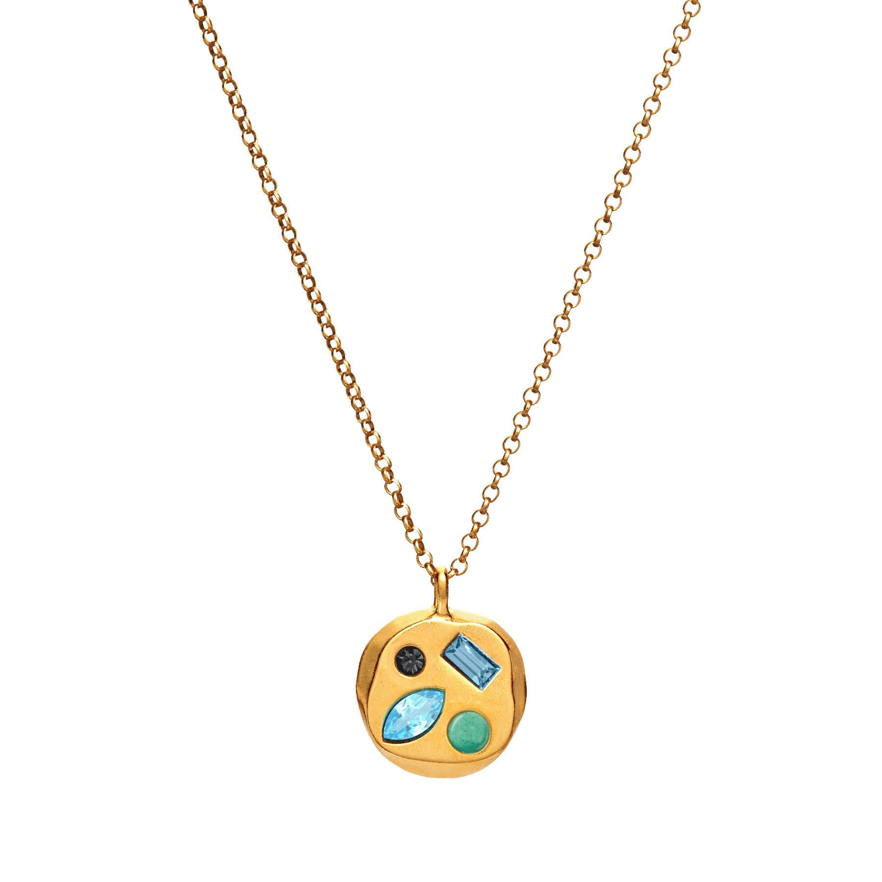 Colorful Zircon Mom Necklace December Birthday Stone Valentine's Day Gift Gifts For Moms Necklace