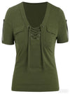 Fashionable Casual Women's Short-sleeve Top