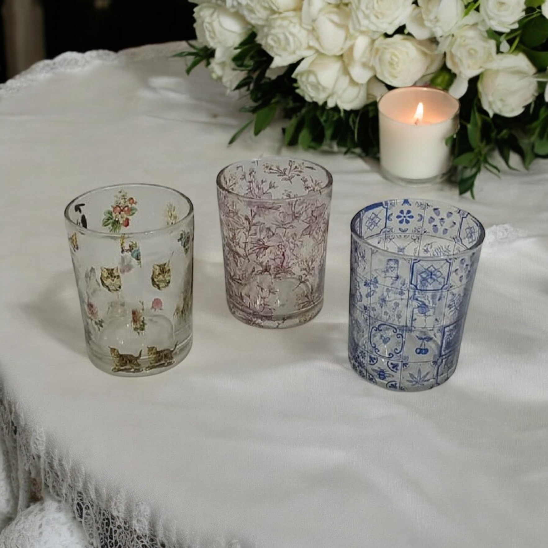 10CM GLASS VOTIVE