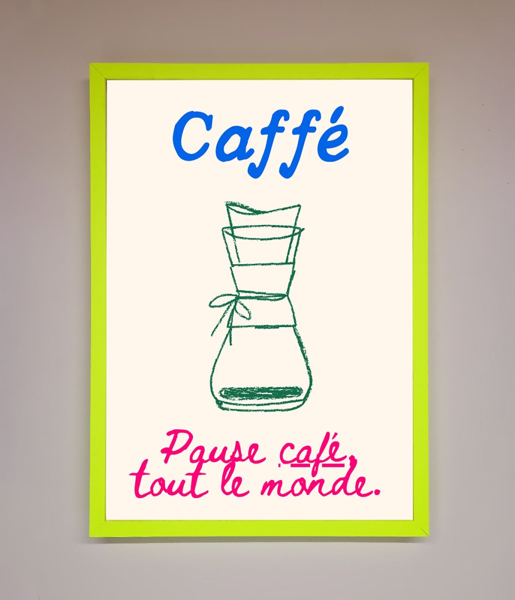 Caffe Art Framed Print - Zestio