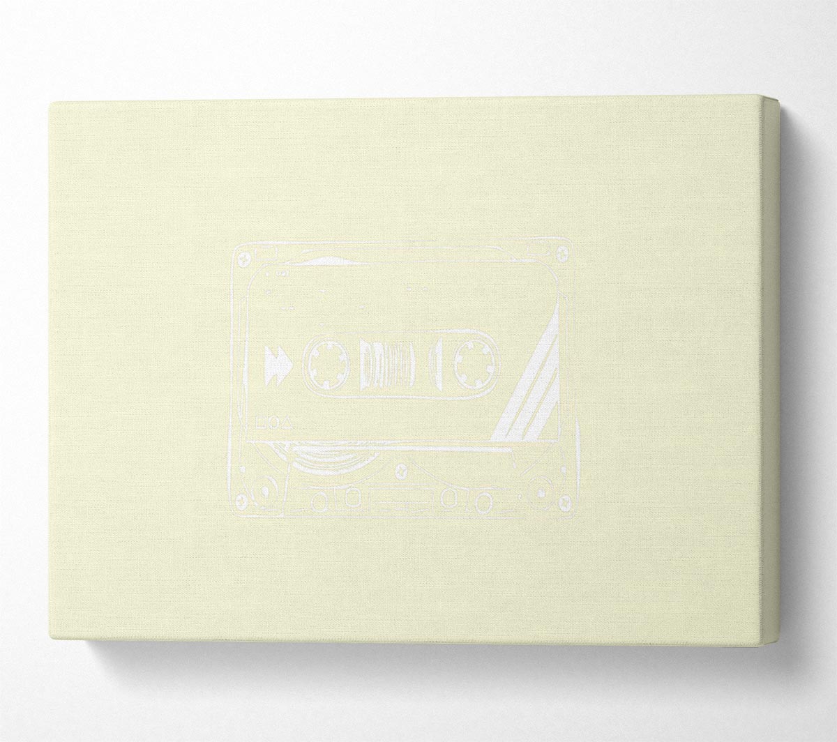 Cassette Tape Vector Art Canvas Wall Art - Zestio