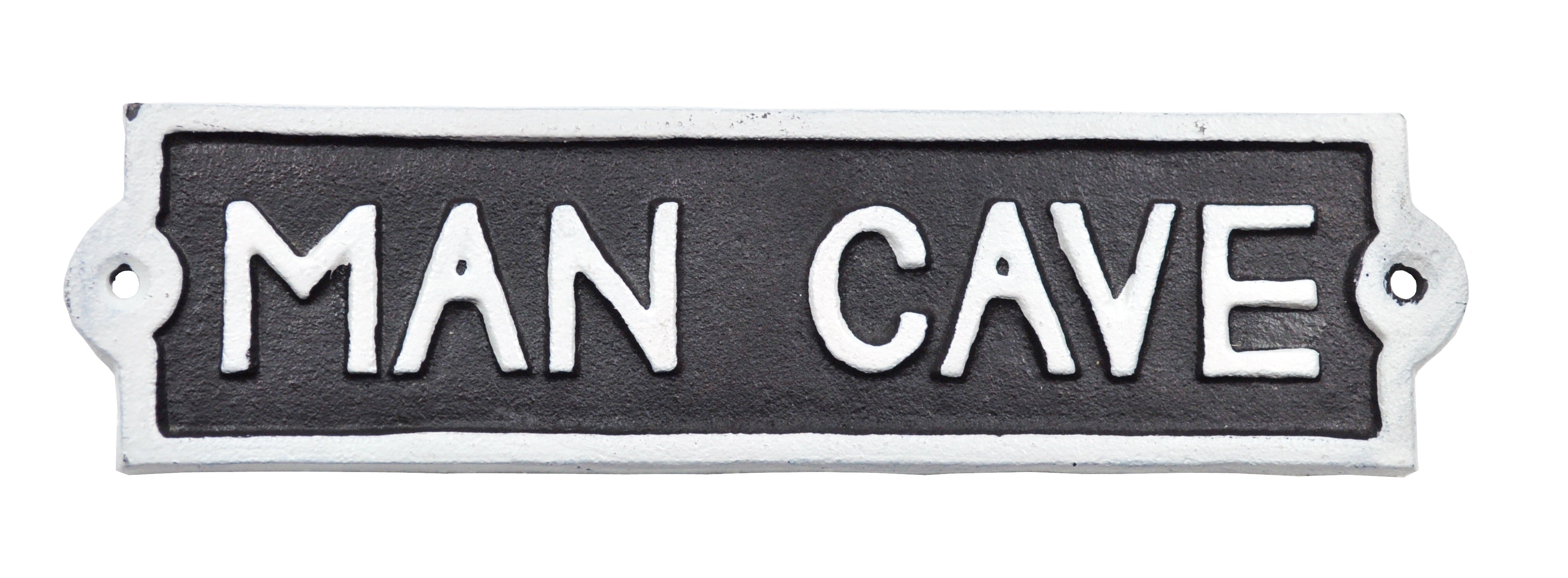 22CM ALUMINIUM MAN CAVE SIGN