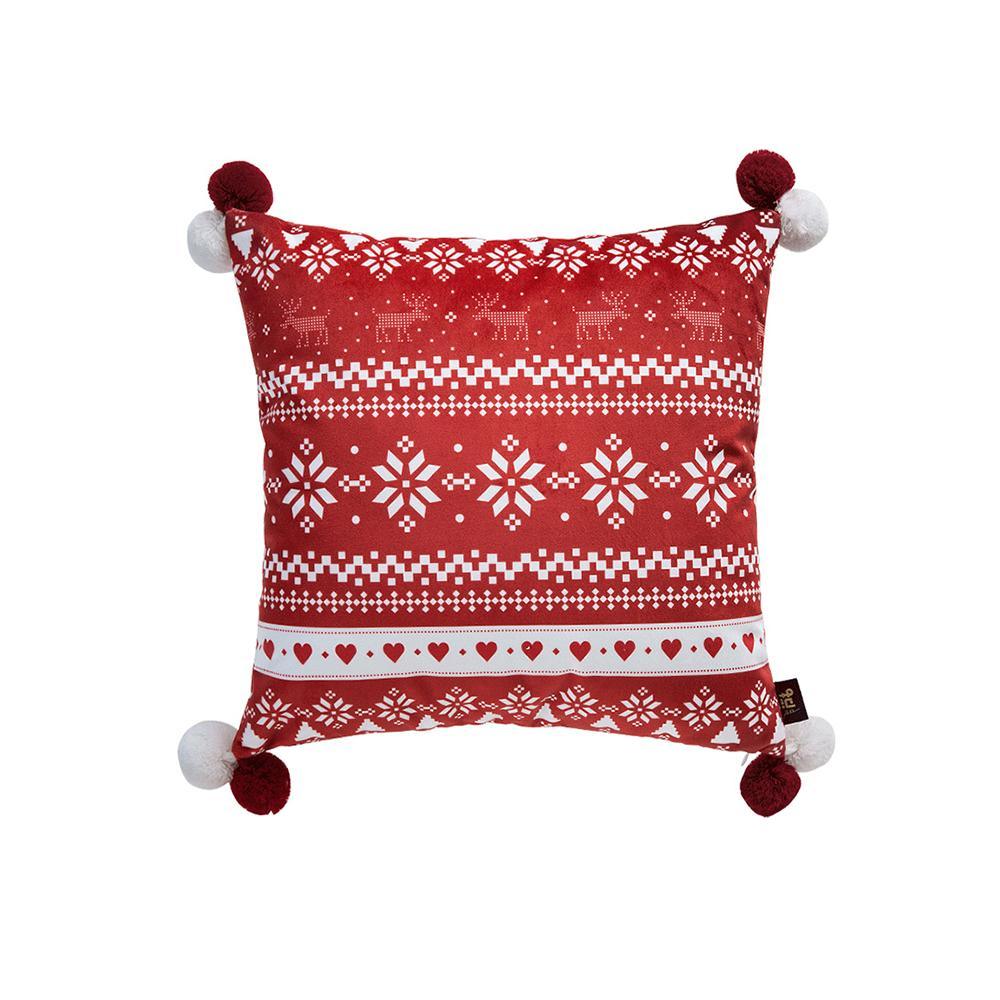 CH12 Set Of Four Cushions, Christmas Pattern