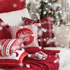 CH12 Set Of Four Cushions, Christmas Pattern