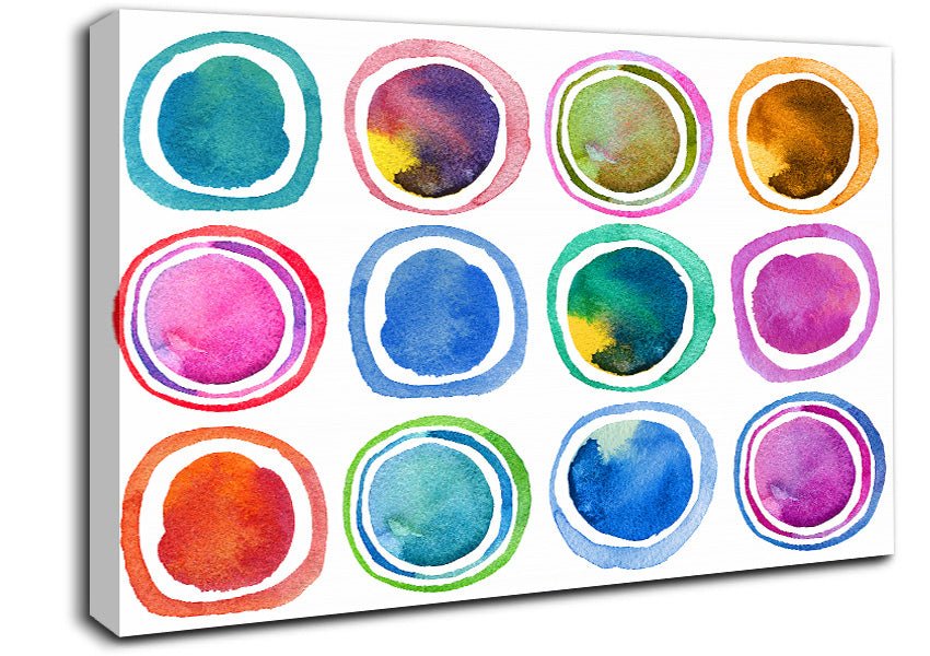 Chakra Colours Canvas Wall Art - Zestio