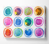 Chakra Colours Canvas Wall Art - Zestio