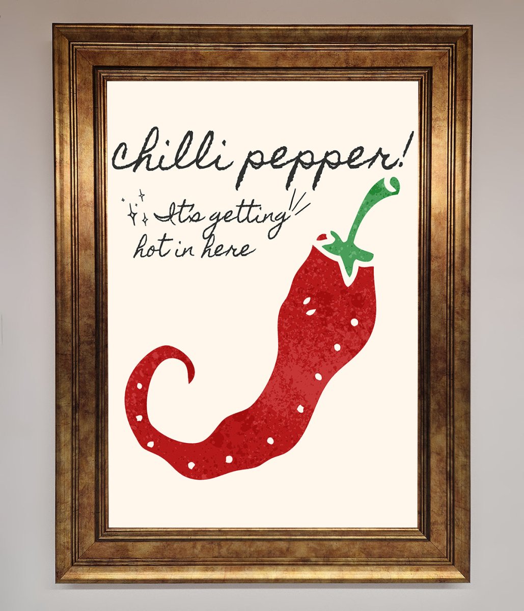 Chili Pepper Framed Print - Zestio